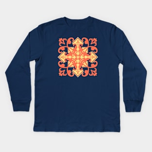 Whimsical Chaos Kids Long Sleeve T-Shirt